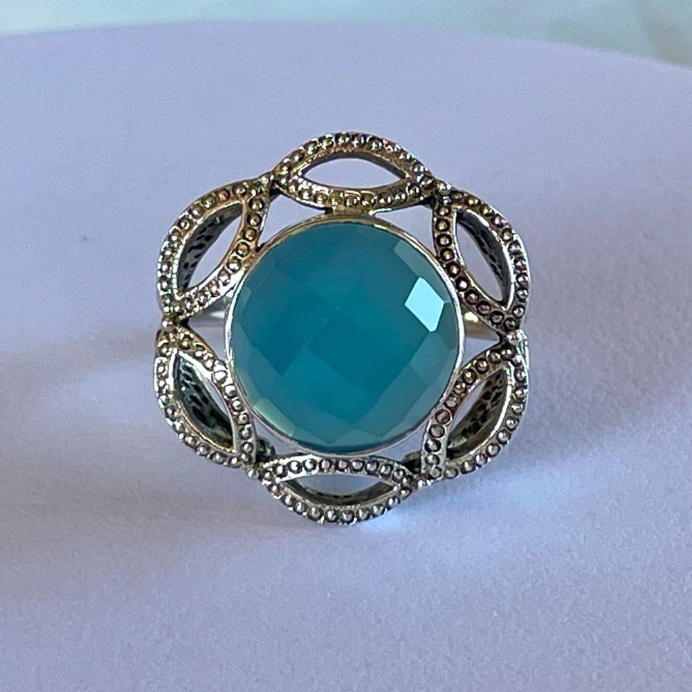 Nicky Butler Blue Chalcedony Ring